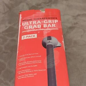 Ultra-Grip Grab Bar - Red and Gray